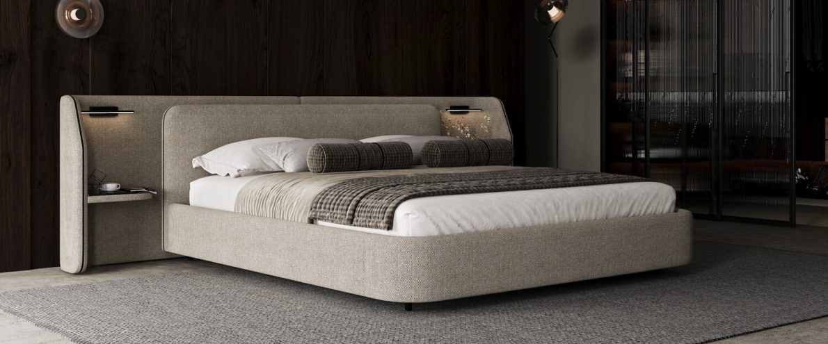 Кровати с широким изголовьем Delavega