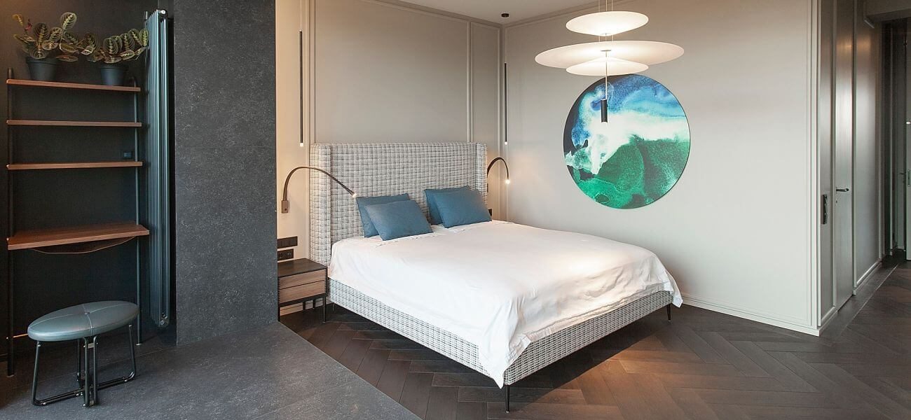 Приватні апартаменти з м'якими меблями від Delavega