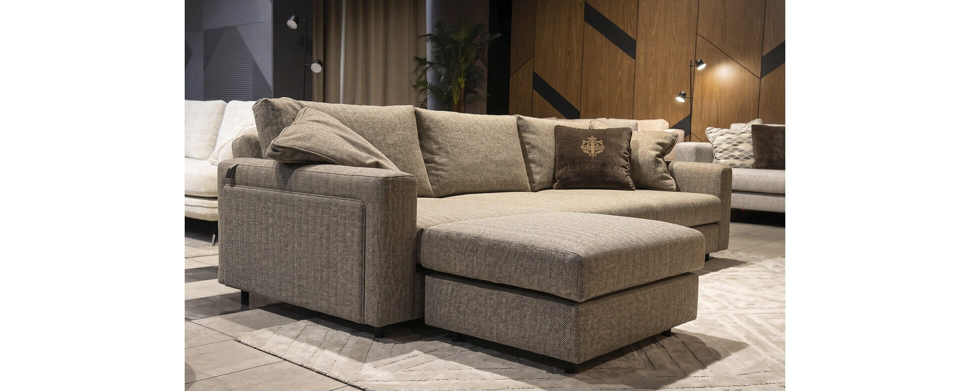 Sofa A101 with pouf (Kyiv) - 1