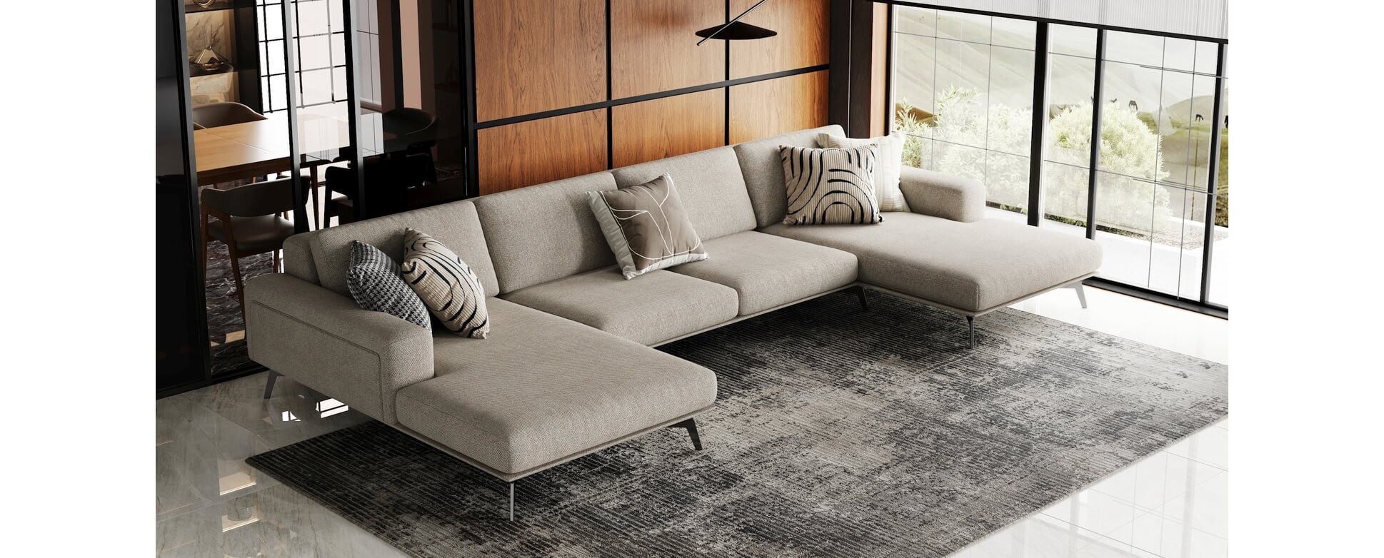 Угловой диван F106 - 3