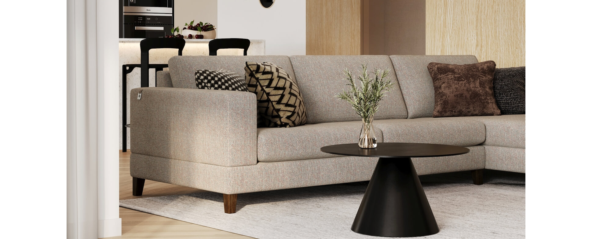 Corner couch F111 - 12