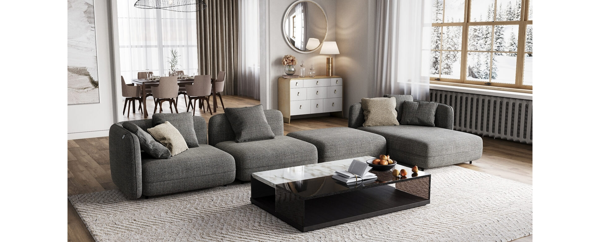 Модульний диван F123.1 - 2