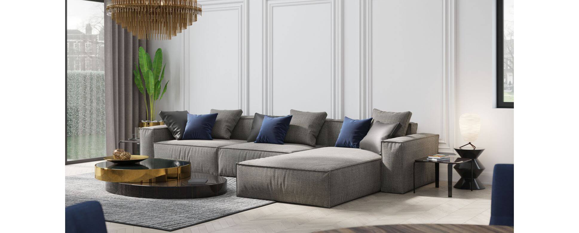 Corner couch F36 - 8