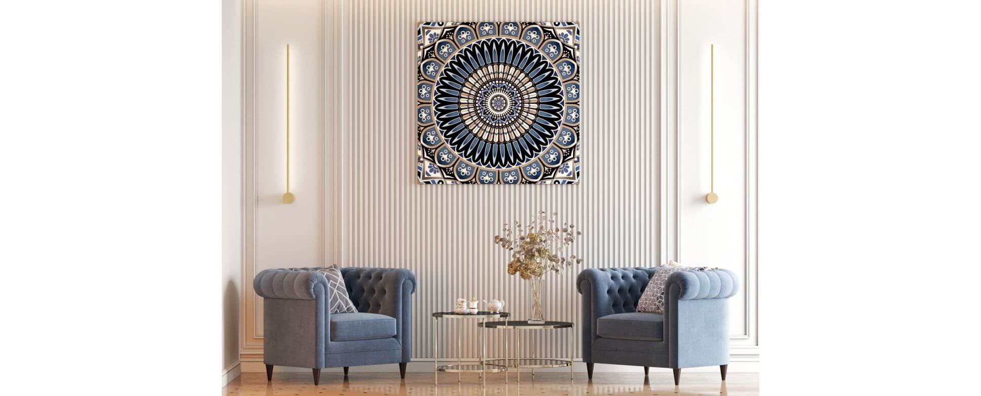 Мандала на полотні M1 - 3