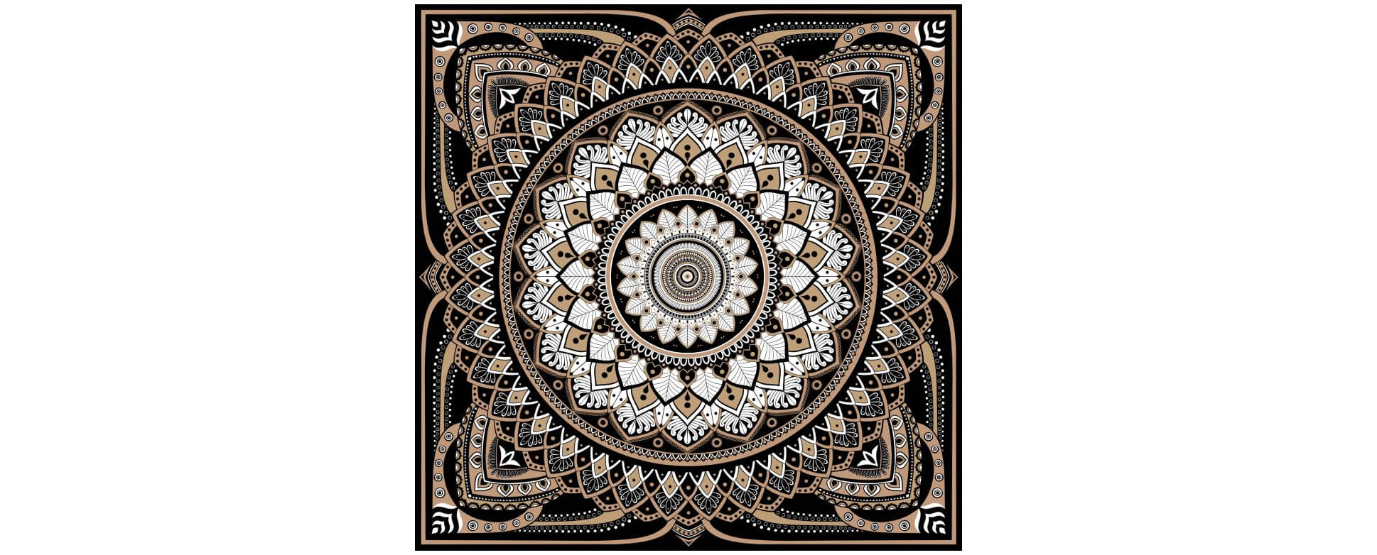 Мандала на полотні M7 - 1