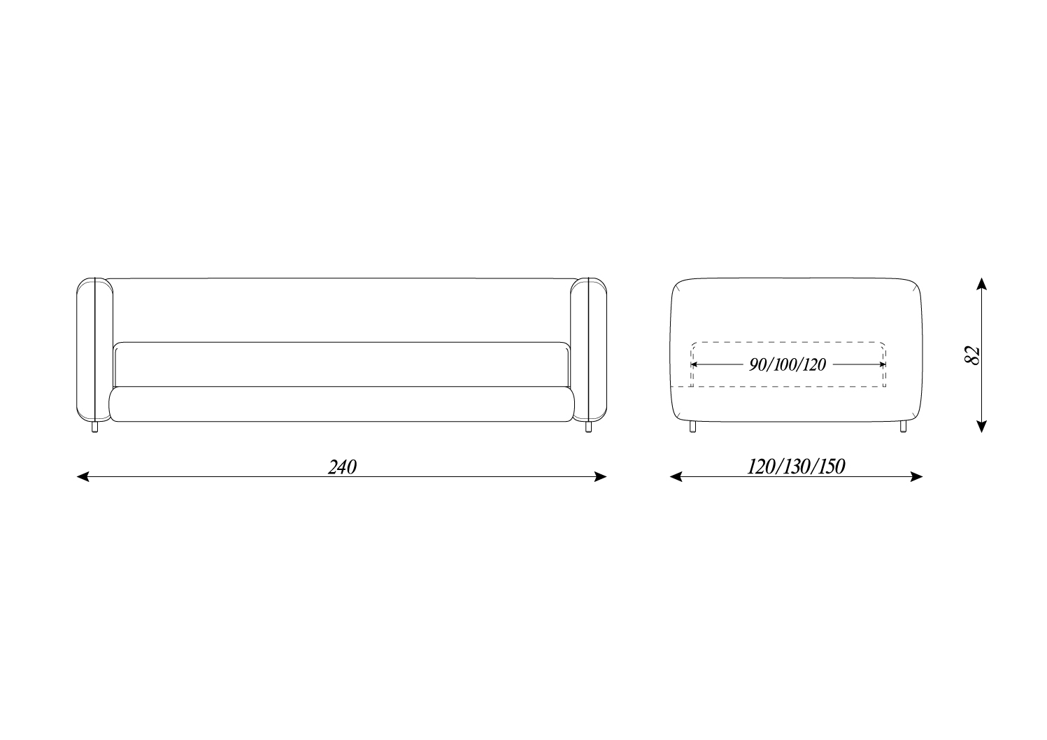 Дитяче ліжко KDP Kids C