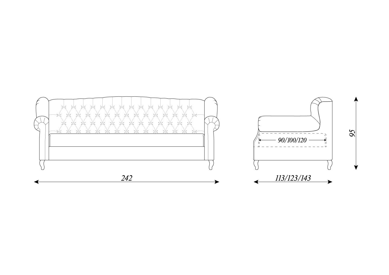 Дитяче ліжко KD135 (архівна модель)