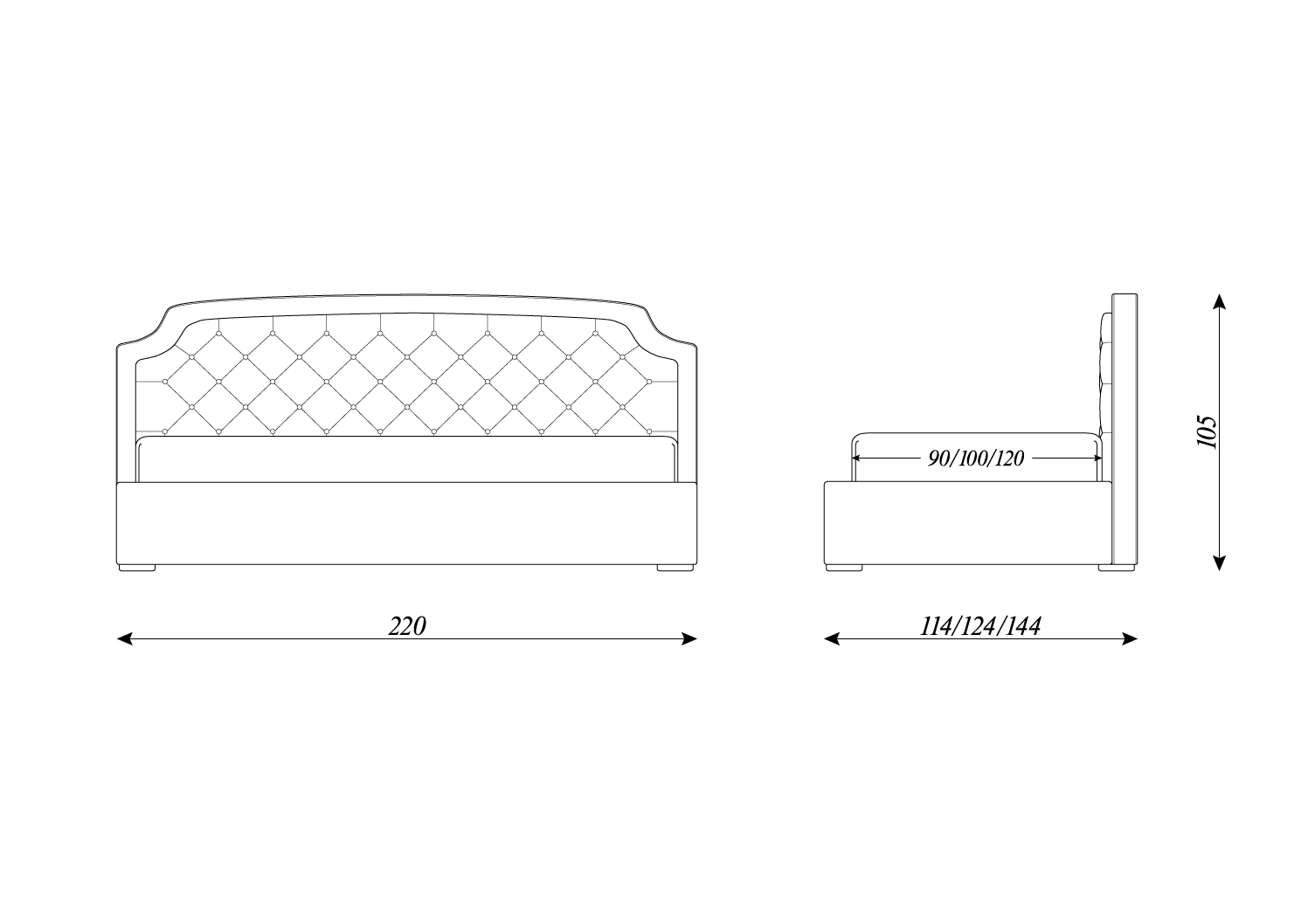 Дитяче ліжко KD171 (архівна модель)