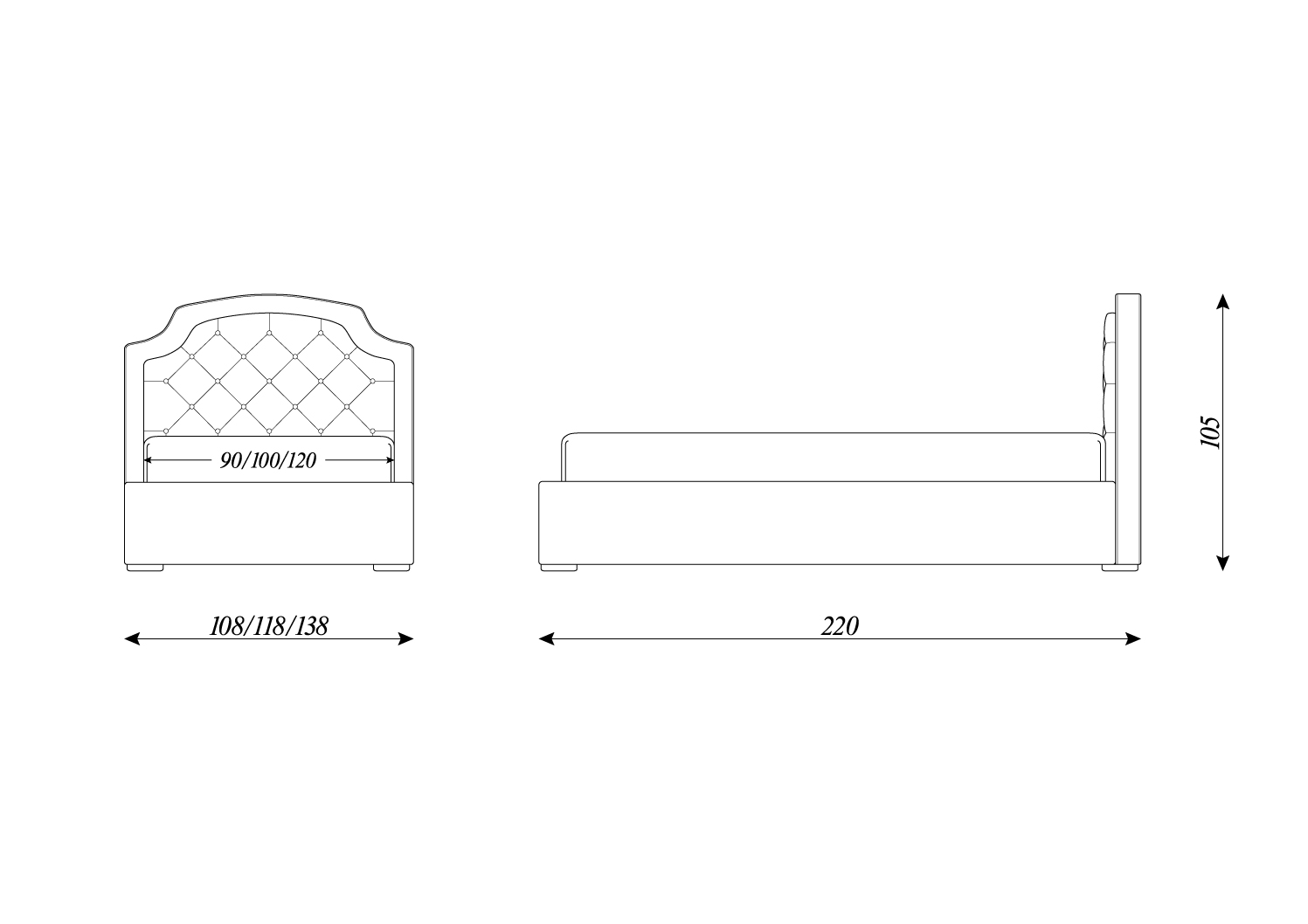 Дитяче ліжко KD17