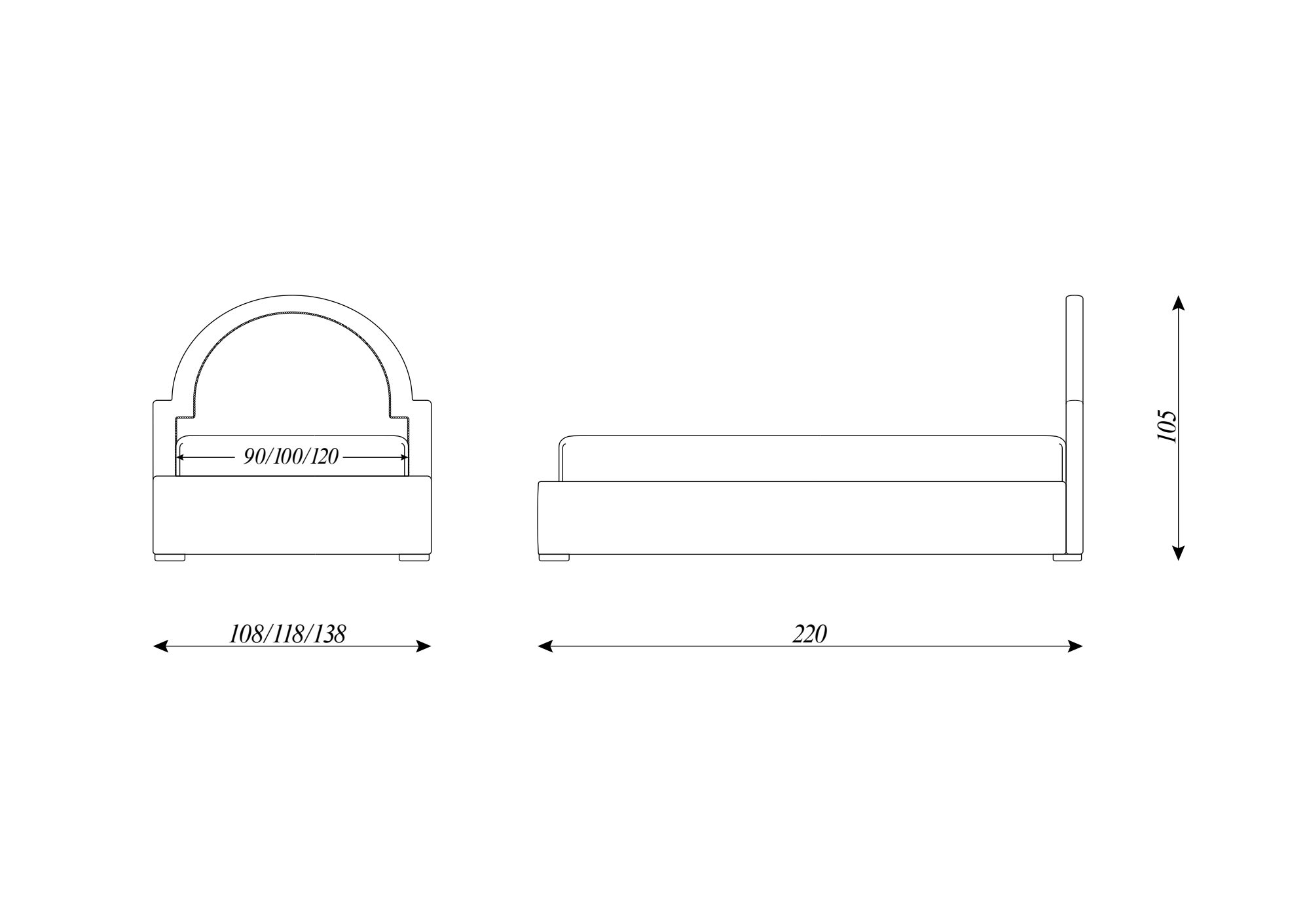 Дитяче ліжко KD83