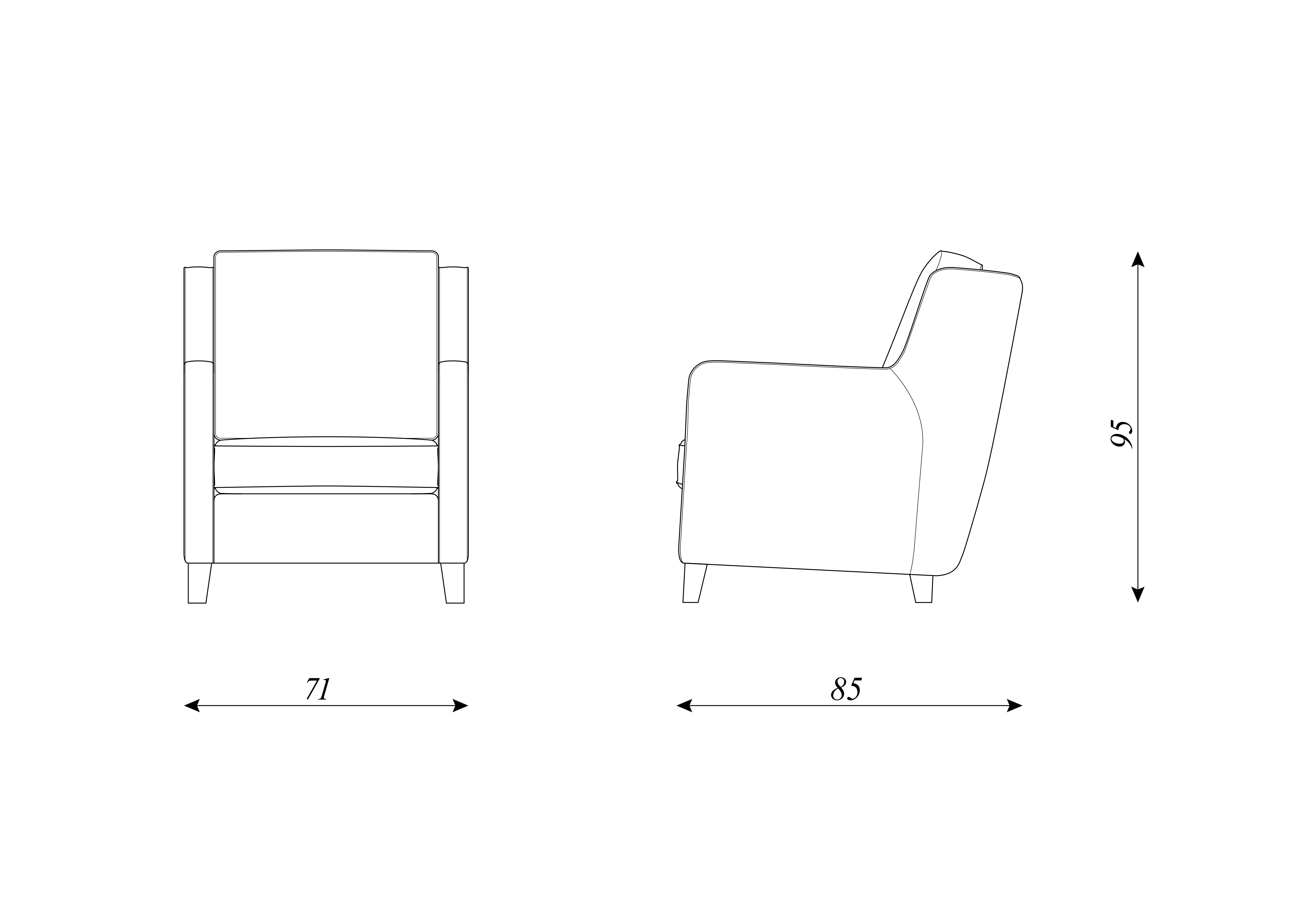 Крісло Георг