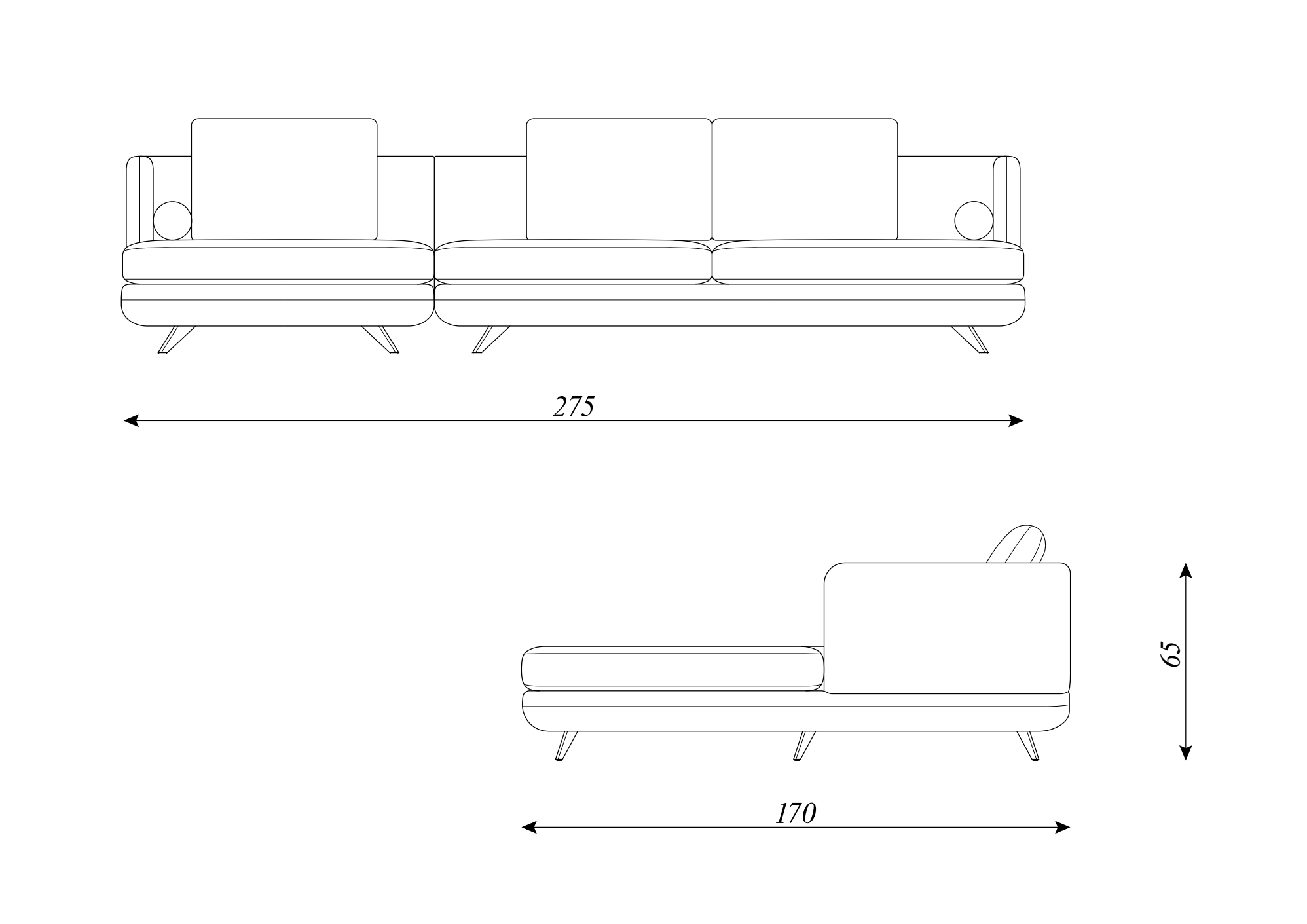 Corner sofa F128