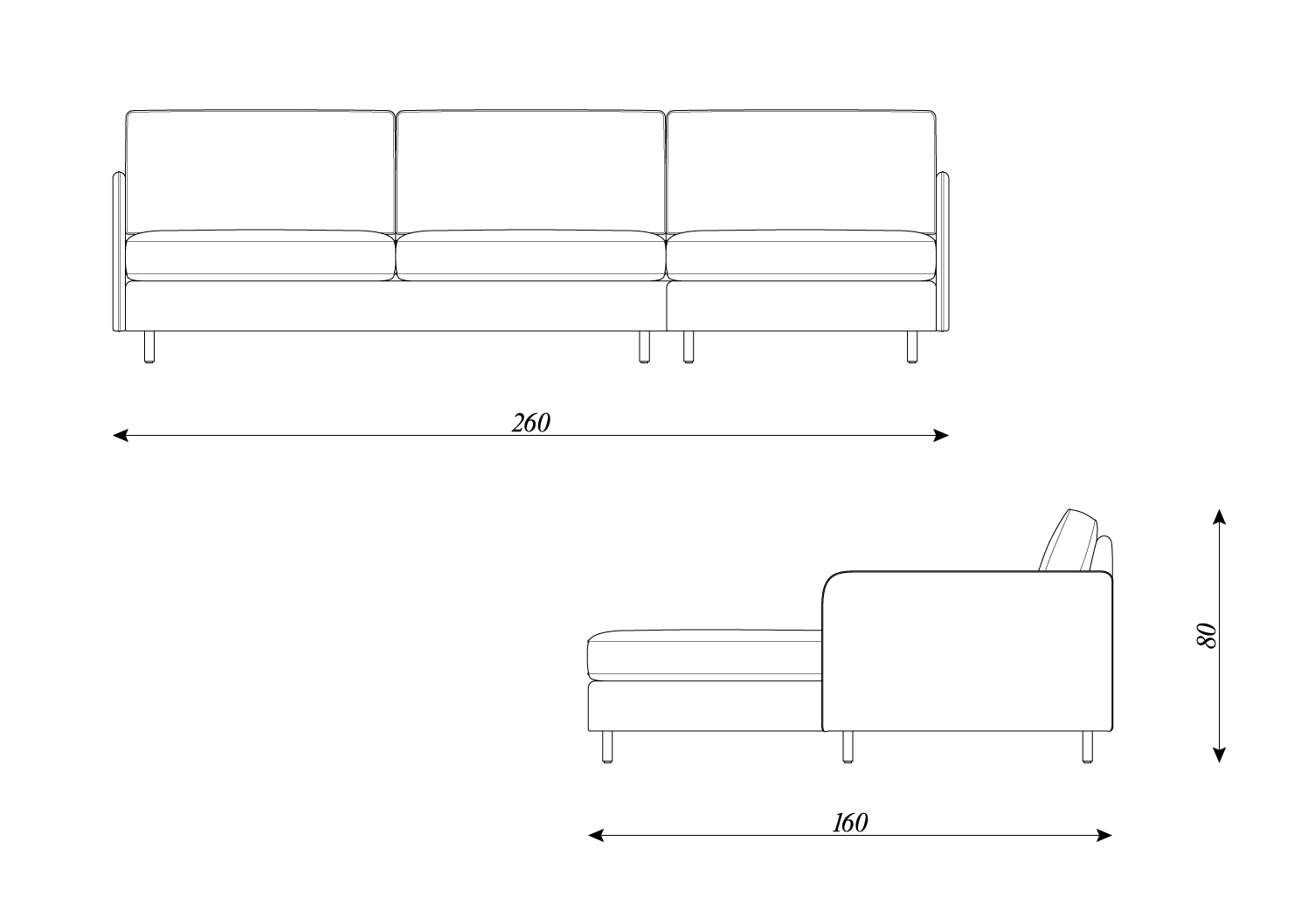 Corner sofa F79