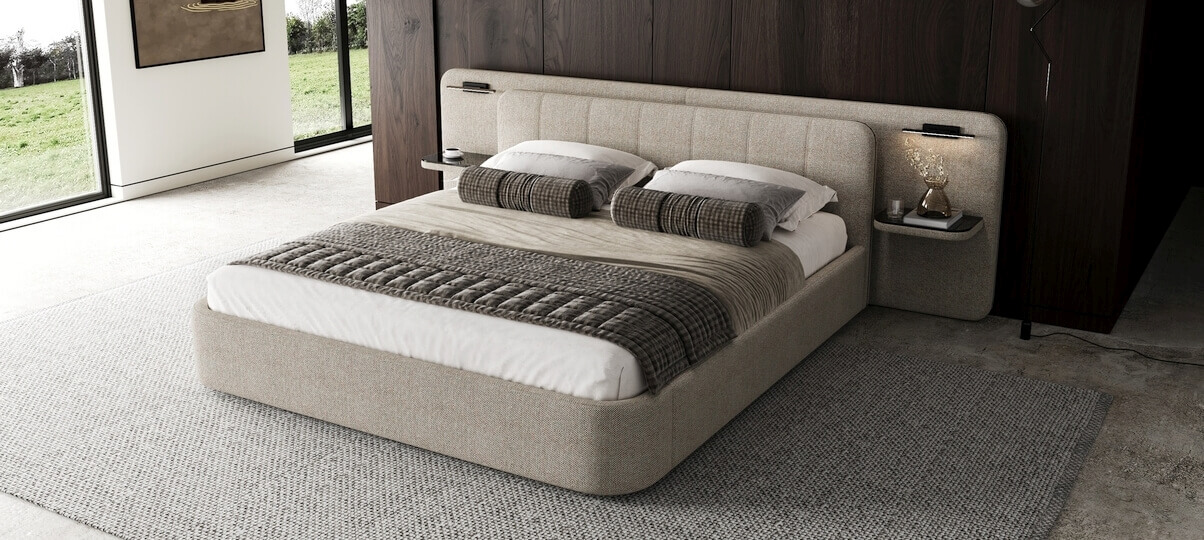 Single and double beds from the manufacturer